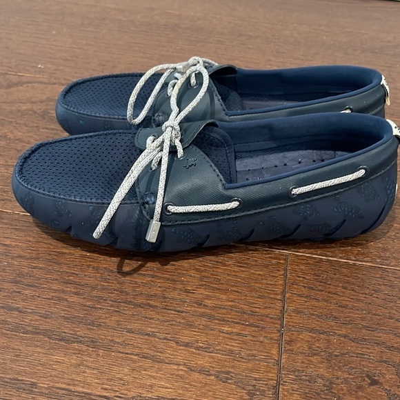 Vilebrequin Men’s Navy Boat Shoes Size 7 main image 4